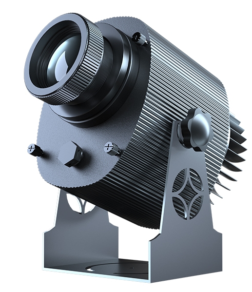 Logo projector - Rotating Gobo 50W with LED logo projection up to 20M +  IP67 protection