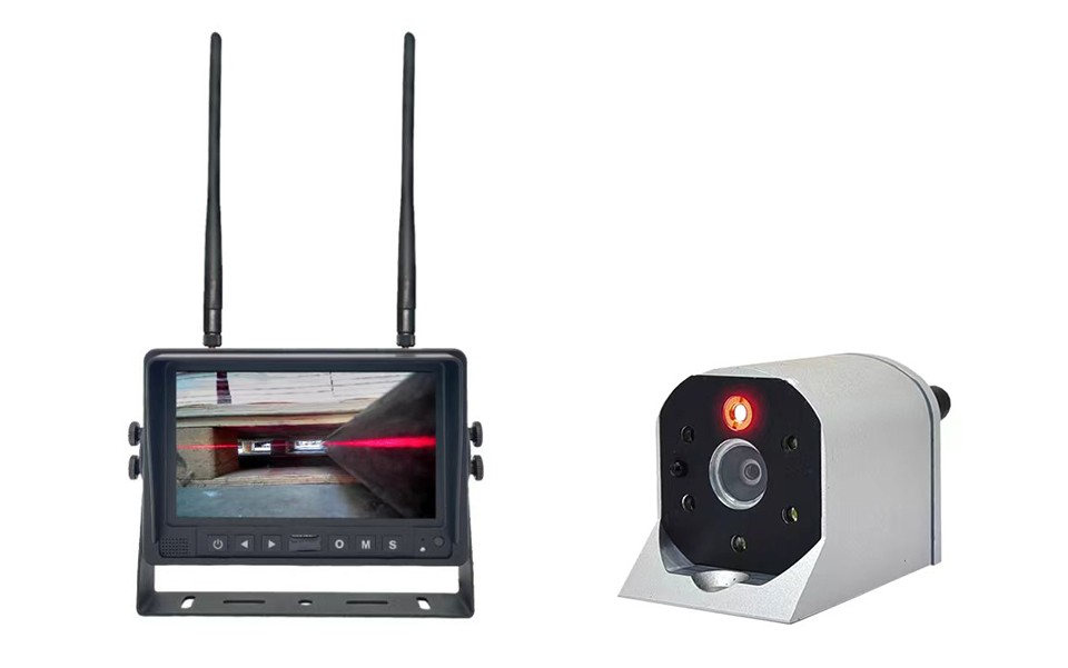 Laser system for forklift AHD monitor + FULL HD wifi camera