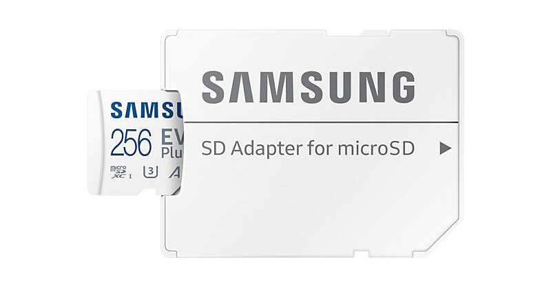 256GB MICRO SDXC KARTA SAMSUNG EVO PLUS + SD ADAPTÉR
