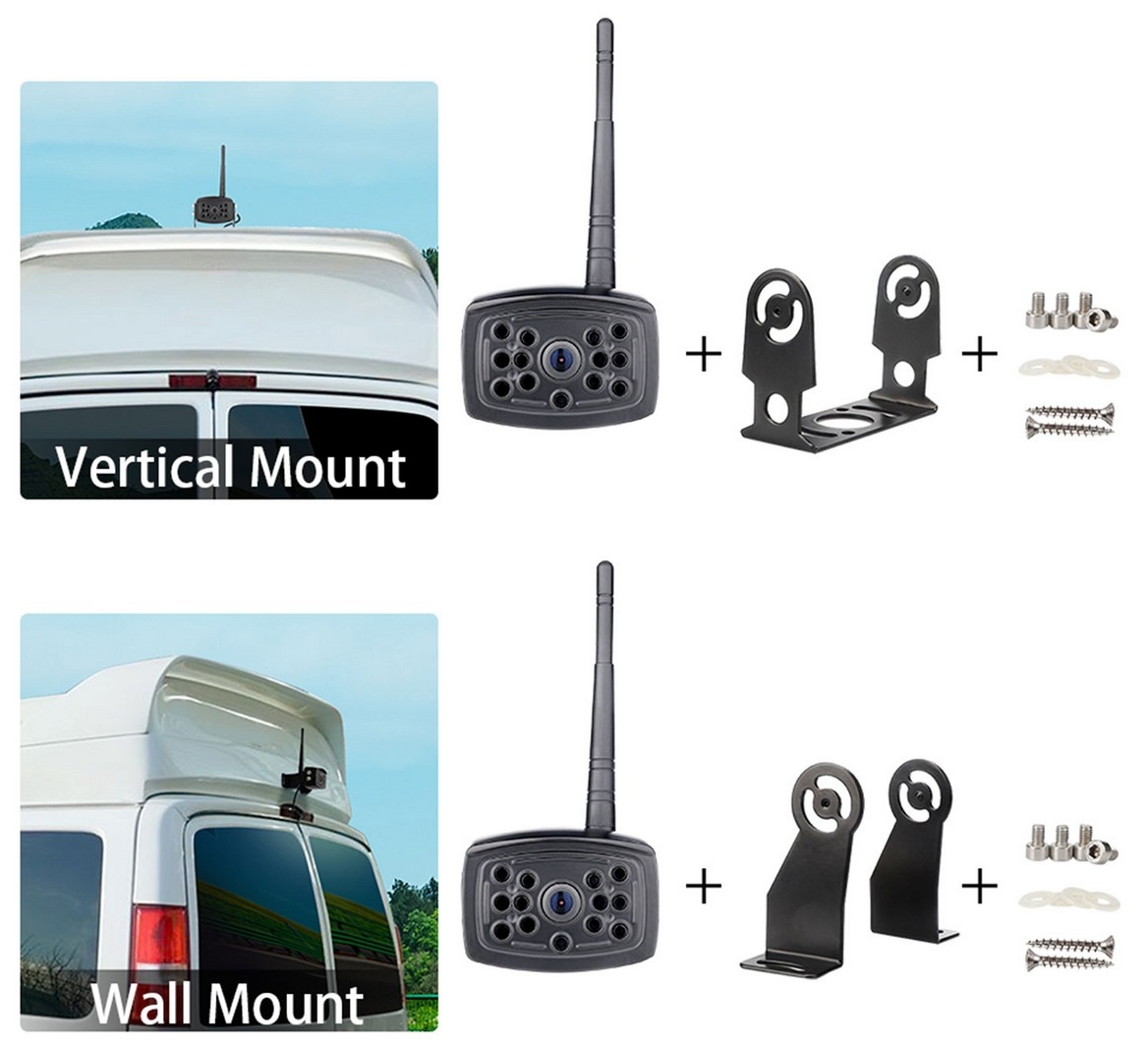 reversing set for vans - camera mount