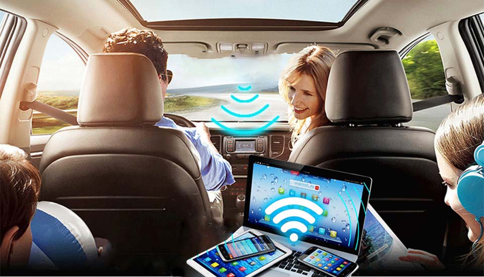 Wifi internet in the vehicle - 4G HOTSPOT car camera profio x7