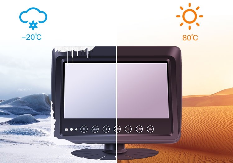 Resistant to cold and humidity temperature -20 to + 80 ° C