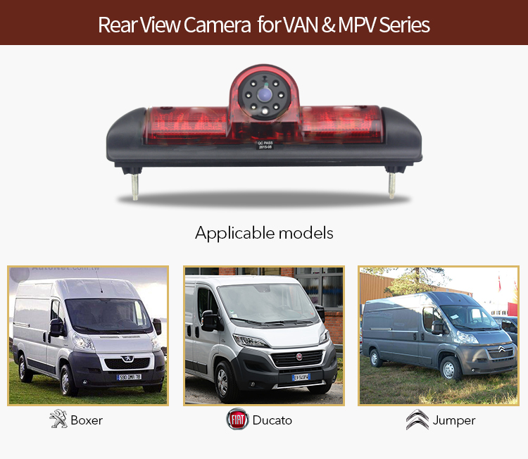 reversing system camera for boxer jumper and ducato