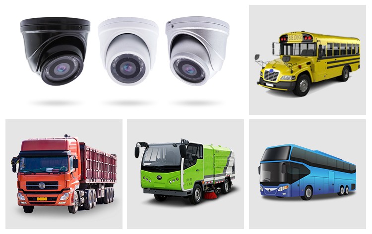full hd dome camera for bus delivery truck