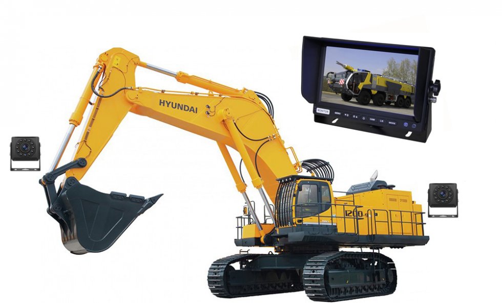 camera set for construction ang agricultural machines