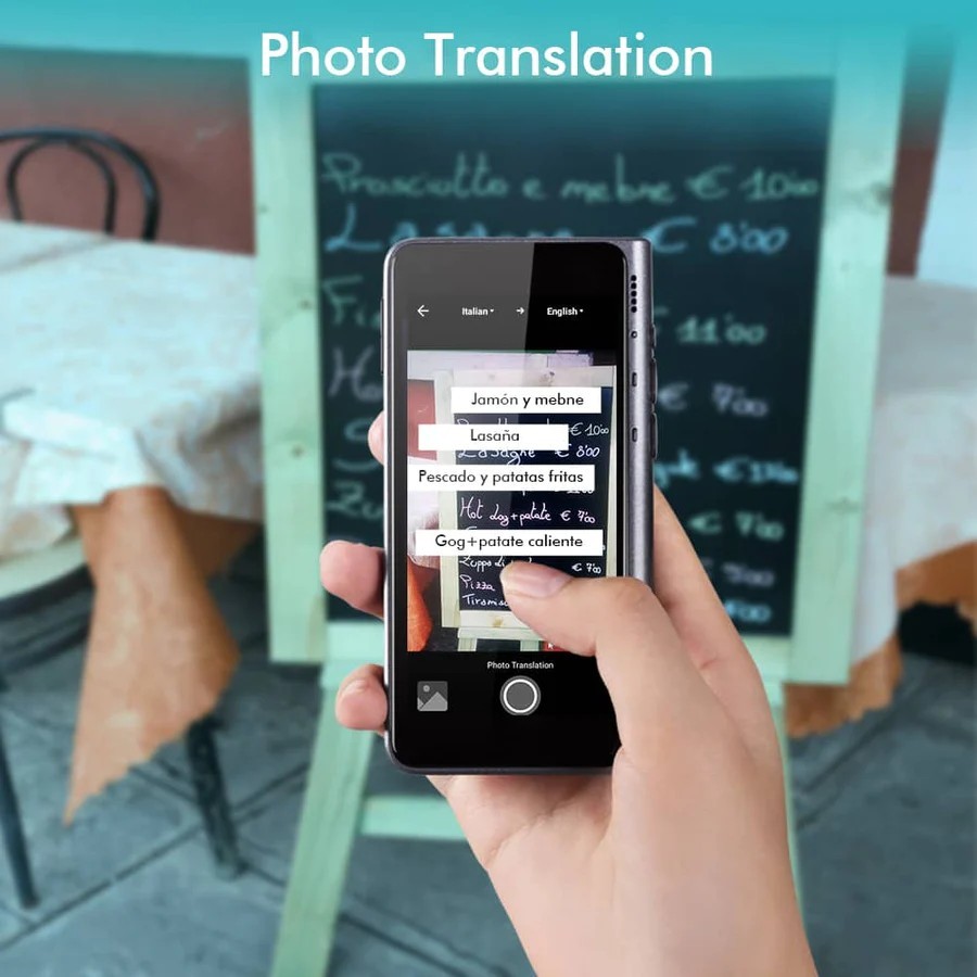 photo translation - translator timekettle T1