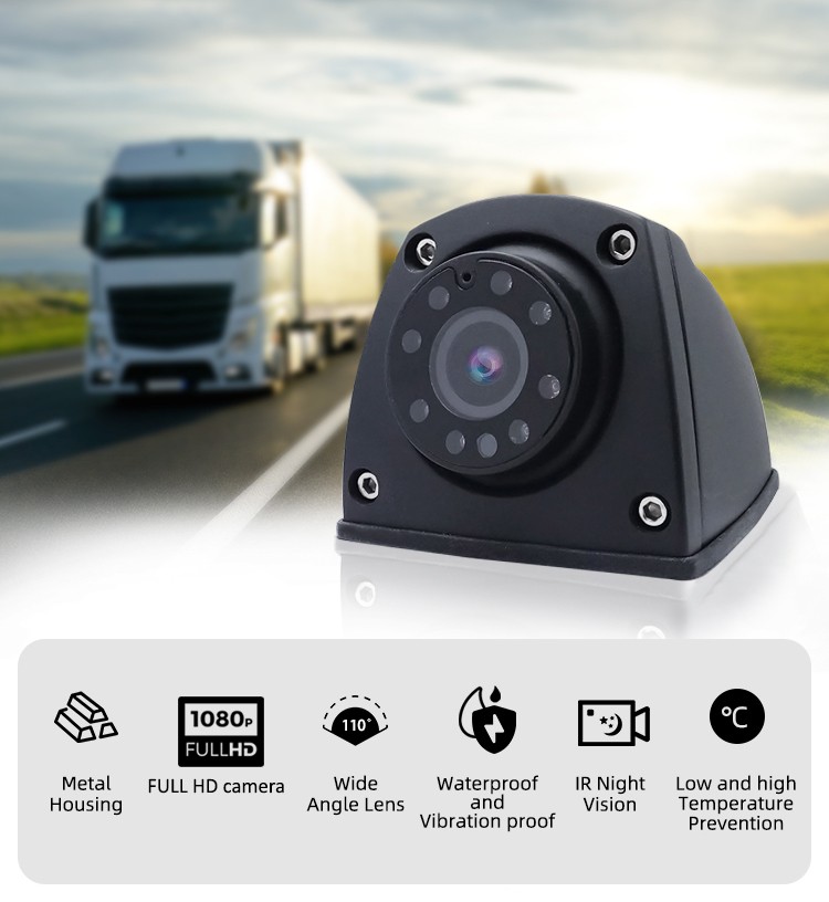 FULL HD kamera do auta AHD s 8 IR nočné videnie IP67 vodotesná