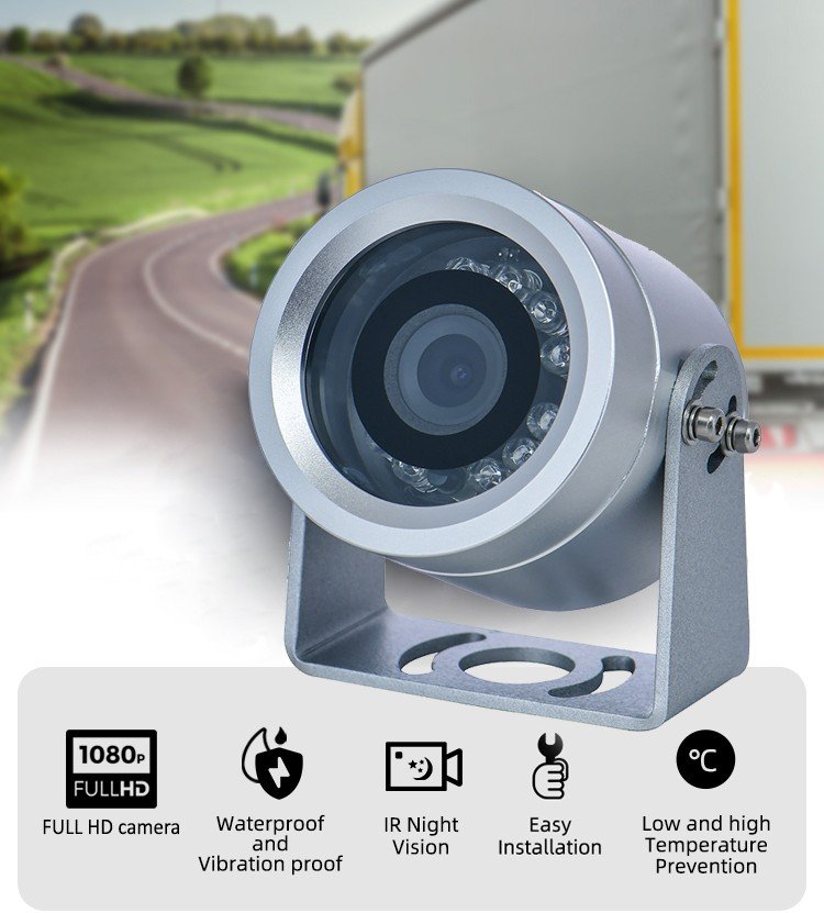 Vodeodolná IP67 kamera FULL HD s WDR + 12 IR LED nočné videnie