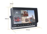 Auto parkovací HD set - 1x 10&quot; monitor + 4x HD kamera IR LED