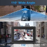 Kamera s monitorom na bicykel SET - FULL HD kamera + 4,3&quot; Monitor s nahrávaním na micro SD