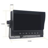 Cúvací a parkovací AHD LCD HD set -1x monitor do auta 7&quot; + 2x HD kamera