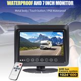 IP68 Univerzálny 7&quot; AHD LCD monitor na jachtu do lode či auta s diaľkovým ovládaním