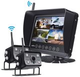 Wi-Fi vodotesný SET AHD - 7&quot; LCD monitor s krytím IP68 + 2x cúvacie kamery