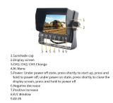 LCD monitor 5&quot; pre cúvacie kamery s nastaviteľnou konzolou a slnečnou clonou