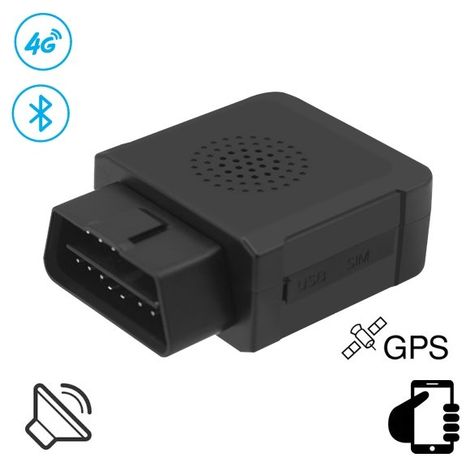 OBD GPS tracker podpora 4G + obojsmerné audio + odposluch